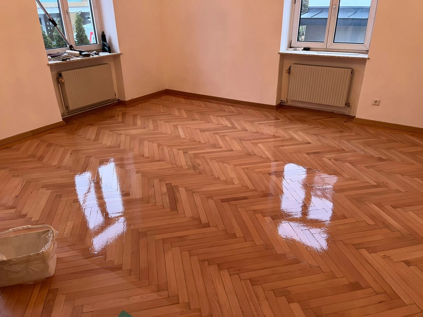 Projektfoto Parkett schleifen, ölen & lackieren